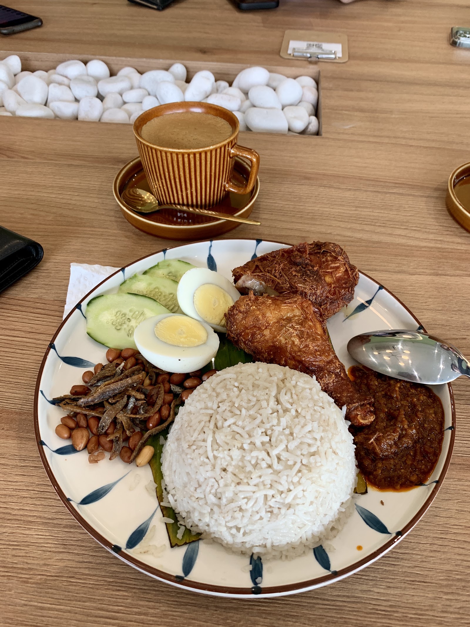 Nasi Lemak Crispy Fried Chicken
